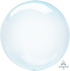 Crystal Clearz Blue Round Balloon S40 each