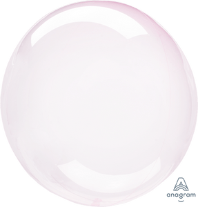 Decorations - Balloons Crystal Clearz Light Pink Round Balloon S40 each