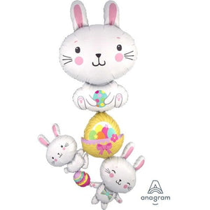 Decorations - Balloons Giant Multi-Balloon Bunny Stacker P70 each