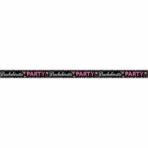 Amscan_OO Decorations - Banners, Flags & Streamers Bachelorette Party Foil Banner 7.6m Each