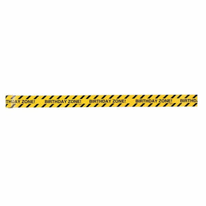 Amscan_OO Decorations - Banners, Flags & Streamers Big Dig Construction Birthday Zone Warning Tape 14cm Each