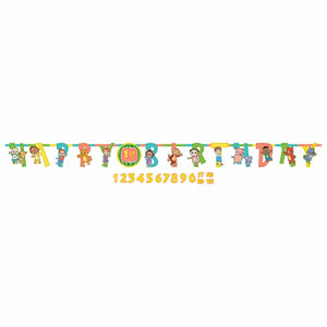 Decorations - Banners, Flags & Streamers Cocomelon Add-An-Age Banner Happy Birthday Each