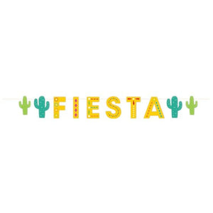 Decorations - Banners, Flags & Streamers Fiesta Letter Banner & Cactus 1.2m Each