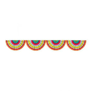 Amscan_OO Decorations - Banners, Flags & Streamers Fiesta Serape Paper Garland Bunting 3m x 22cm Each