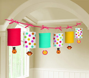 Amscan_OO Decorations - Banners, Flags & Streamers Fisher Price 1st Birthday Circus Lantern Garland Each