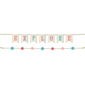 Decorations - Banners, Flags & Streamers Free Spirit Happy Birthday Explore Banner Kit 