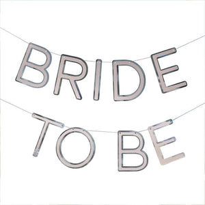 Decorations - Banners, Flags & Streamers Hen Weekend Silver Bride To Be Hen Party Bunting 1.5m Each