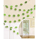 Amscan_OO Decorations - Banners, Flags & Streamers Kiwi Silver Glitter Round String Decorations 2m 6pk
