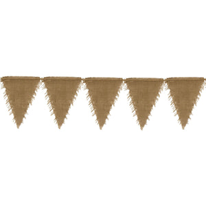 Amscan_OO Decorations - Banners, Flags & Streamers Kraft Burlap Flag Bunting Each