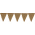 Kraft Burlap Flag Bunting Each
