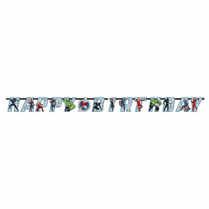 Amscan_OO Decorations - Banners, Flags & Streamers Marvel Avengers Powers Unite Birthday  Banner Kit 2pk