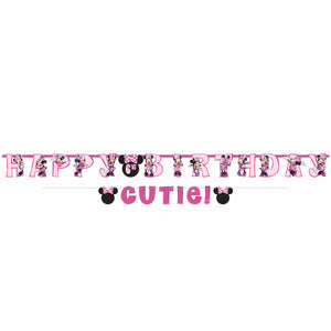 Amscan_OO Decorations - Banners, Flags & Streamers Minnie Mouse Forever Jumbo Birthday Banner Kit 2pk