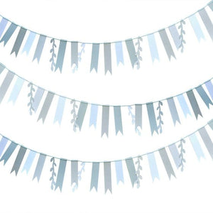 Decorations - Banners, Flags & Streamers Mix it Up Sage Green Party Garland 5m Each