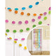 Amscan_OO Decorations - Banners, Flags & Streamers Multi Coloured Orange Glitter Round String Decorations 2m 6pk