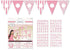 New Pink Personalized Pennant Banner Each
