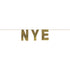 NYE Giant Sequin Gold Banner 38cm X .65m Each