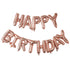 Pick & Mix Rose Gold Happy Birthday Balloon Bunting