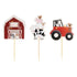Farm Friends Cake Cupcake Toppers 10cm 12pk