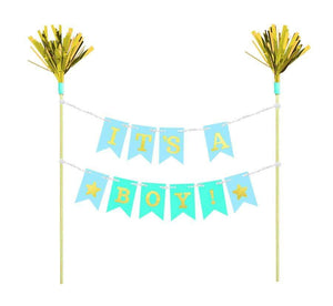 Amscan_OO Decorations - Cake Decorations - Toppers & Banners Its a Boy Cake Pick Each