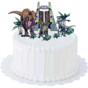 Decorations - Cake Decorations - Toppers & Banners Jurassic Into The Wild Cake Topper Kit