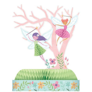 Decorations - Centerpiece & Confetti Fairy Forest Honeycomb Centrepiece 30cm x 23cm Each