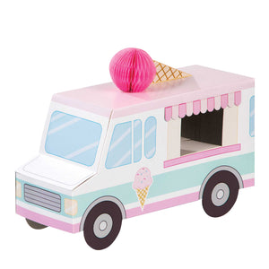 Amscan_OO Decorations - Centerpiece & Confetti Ice Cream Party Decor Centrepiece 3D 9cm x 23cm x 16cm