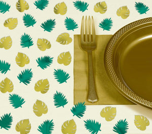 Amscan_OO Decorations - Centerpiece & Confetti Key West Palm Leaves Foil Table Confetti Scatters 4cm 48pk