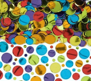 Decorations - Centerpiece & Confetti Multi-Coloured Dots Confetti 70g Each