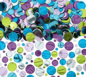 Decorations - Centerpiece & Confetti Pastel Multi-Coloured Dots Confetti 70g Each