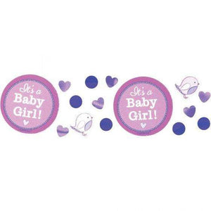 Amscan_OO Decorations - Centerpiece & Confetti Shower With Love Girl Confetti Value Pack 34g Each