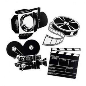 Amscan_OO Decorations - Cutouts Awards Night Movie Set Cutouts 4pk