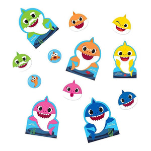 Amscan_OO Decorations - Cutouts Baby Shark Cardstock Cutouts 12pk