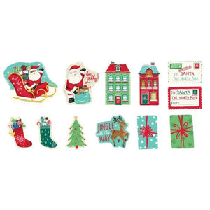 Decorations - Cutouts Christmas North Pole Cutouts 12pk