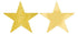 Glittered Foil Solid Star Cutouts 12cm 5pk