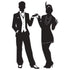 Great 20's Male & Female Black Silhouettes Cutouts 93cm 2pk