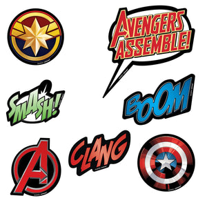 Decorations - Cutouts Marvel Avengers Powers Unite Vinyl Cutout Decorations 2pk