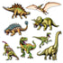 Prehistoric Dinosaurs Cutouts 8pk