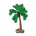 Summer Luau Cardboard Palm Tree Cutout 1.83m Each