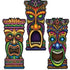 Tiki Cutouts 55cm x 26cm Each