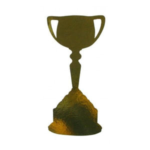 Amscan_OO Decorations - Cutouts Trophy Cup Gold Cutouts 20cm12pk