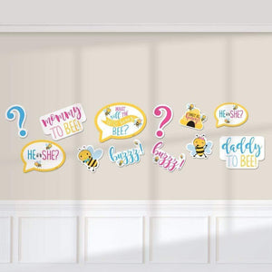 Amscan_OO Decorations - Cutouts What will it Bee? Cardboard Cutouts 12pk