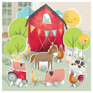 Amscan_OO Decorations - Decorating Kit Barnyard Birthday Table Decorating Kit