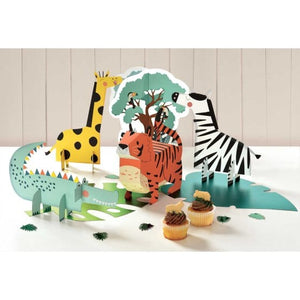 Decorations - Decorating Kit Get Wild Jungle Table Decorating Centrepiece Kit