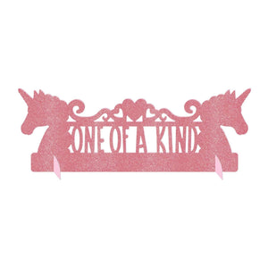 Amscan_OO Decorations - Decorating Kit Magical Unicorn Glittered Table Decoration 12.7cm x 35.5cm Each