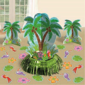 Amscan_OO Decorations - Decorating Kit Palm Tree Table Decorating Kit 20pk