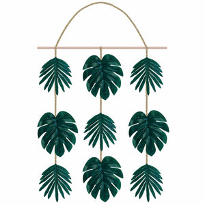 Amscan_OO Decorations - Decorative Fans, Pom Poms & Lanterns Aloha Palm Leaf Faux Hanging Decoration Each 50m x 43cm Each