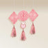 Blush Wedding Honeycomb Hanging Decorations 3pk