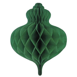 Decorations - Decorative Fans, Pom Poms & Lanterns Christmas Honeycomb Green Bauble Decoration 40cm Each