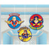 DC Superhero Girls Honeycomb Decoration 3pk