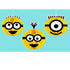 Despicable Me Honeycomb Decorations 3pk
